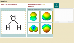 Screenshot of ChemTutor web page